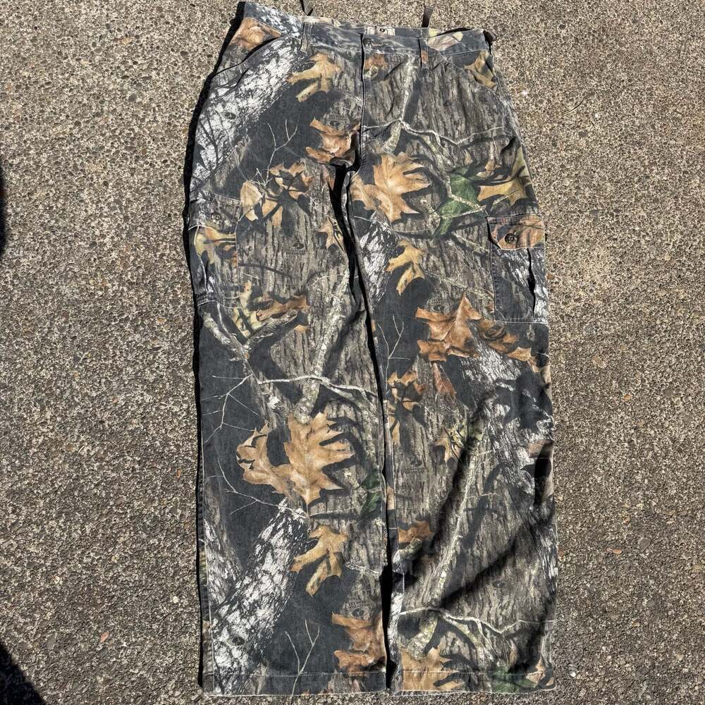 Mossy Oak Apparel Vintage Camo Cargo Pants with Adjustable Waist